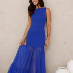 Hello Molly Royal Blue Maxi Dress